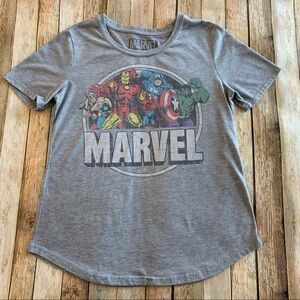 Marvel women’s short sleeve graphic superhero tee shirt | size medium